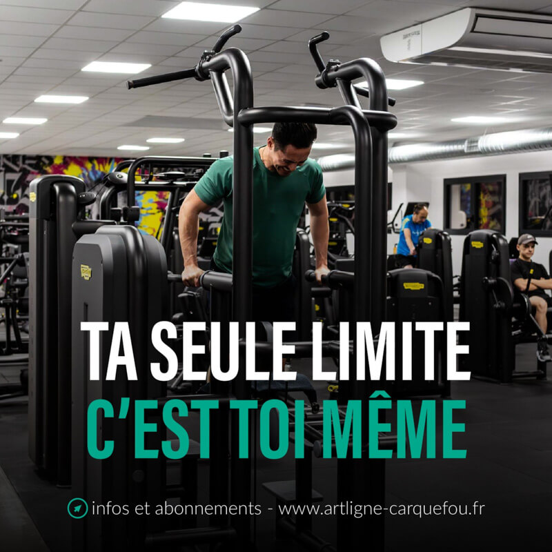 Création graphique pour les réseaux sociaux de la salle de sport Artligne à Carquefou (44470) réalisé par l'agence EB à Nantes (44200)