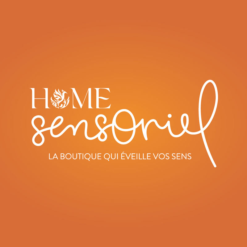 Présentation du logo de Home Sensoriel à Carquefou (44470) réalisé par l'agence de marketing EB à Nantes (44200)