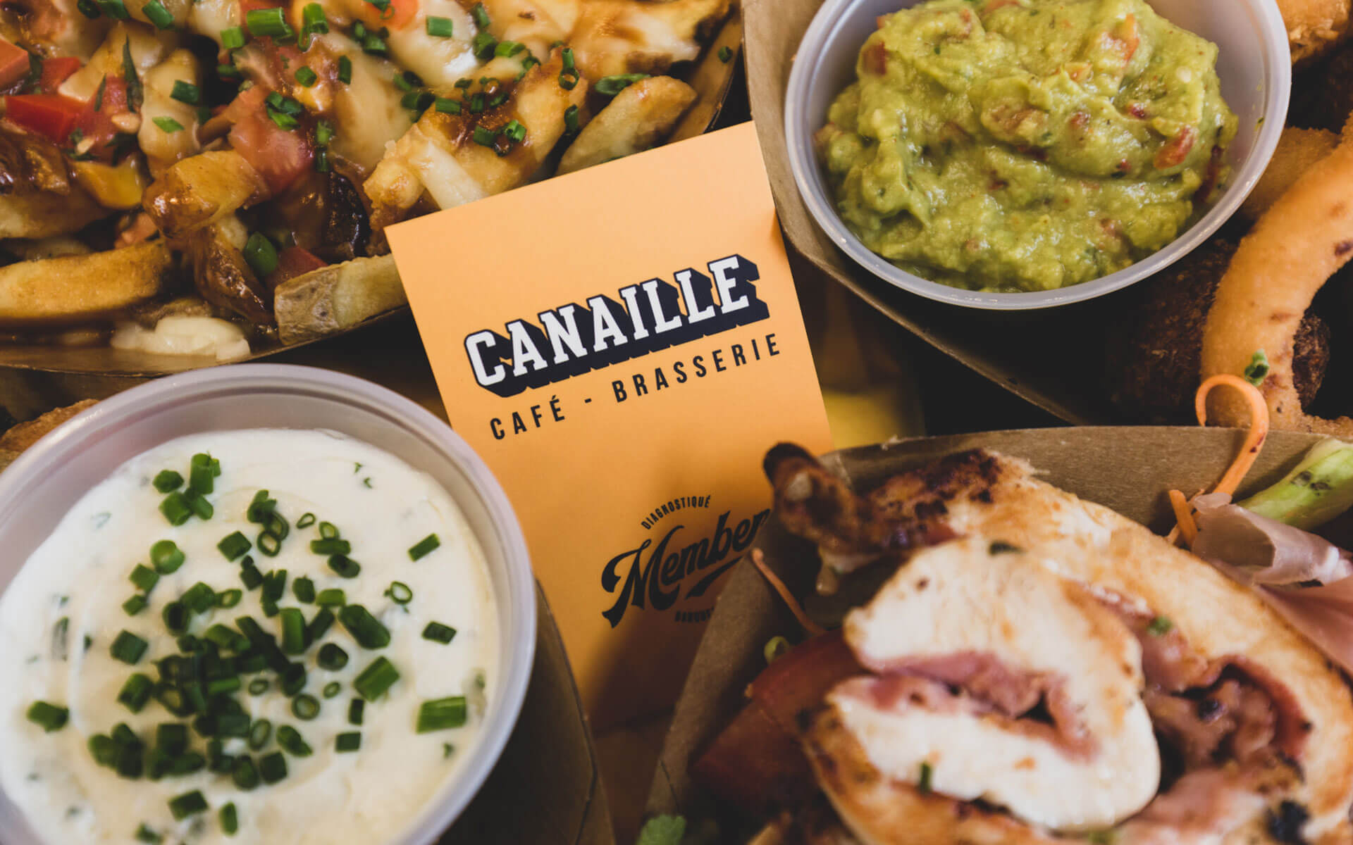 Les différents plats du restaurant Canaille à Nantes (44000) réalisé par l'agence de communication EB à Nantes (44200)pour le site internet